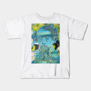 CHARLES DICKENS - oil portrait Kids T-Shirt